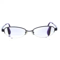 マークバイマークジェイコブス MARC by MARC JACOBS 眼鏡 メガネフレーム アイウェア ハーフリム 度入り ロゴ 51□16-140 クリア 黒 ブラック 紫 パープル /KW ■GY17のサムネイル