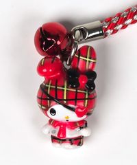 サンリオ マイメロディ パンク 根付ストラップ 2005 Punk My Melody
