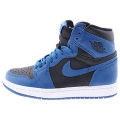 NIKE (ナイキ) AIR JORDAN 1 RETRO HIGH OG DARK MARINA BLUE エアジョーダン レトロ ダークマリーナブルー ハイカットスニーカー US4/23cm レディース 555088-404