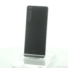 〔中古品〕 Xperia 5 IV 128GB ブラック SO-54C docomo SIMフリー【344】