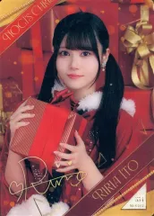 【中古】コレクションカード(乃木坂46) 534[レア]：伊藤理々杏/印刷サイン入り/NB-X-2412/「乃木坂46 Mobile のぎBOX NOGI’s Christmas Dream Box～乃木坂46が届ける、特別なクリスマスギフト～」B賞 モバカ