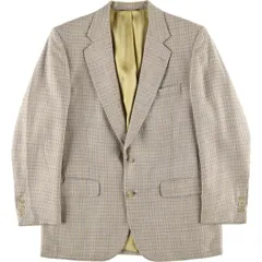 古着 バーバリー Burberry's チェック柄 ウールテーラードジャケット USA製 メンズM相当/evb032654