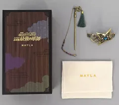 【中古】銀製品・指輪・アクセサリー 忍術学園 六年生 アイコニック ヘアオブジェ マジェステ+簪 「劇場版 忍たま乱太郎 ドクタケ忍者隊最強の軍師×Produced by MAYLA」