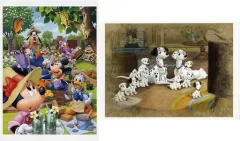 【中古】原画イラストボード 読売新聞 2015年 額絵シリーズ ディズニーキャラクターアートコレクション第3集