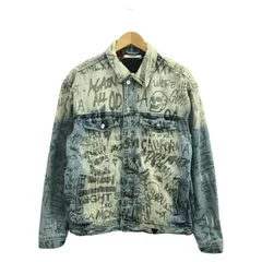 【中古】GUESS OVERSIZED DENIM JACKET デニムジャケット M ブルー ゲス[79]