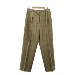 【美品】  MARNI / マルニ | ウールチェックパンツ | 42 | ブラウン | レディース