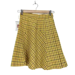 ヴィヴィアンウエストウッド Vivienne Westwood 80S~ チェック柄アシンメトリーパターンプリーツスカート レディース  10のサムネイル