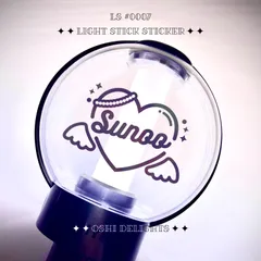 ENHYPEN ソヌ SUNOO ペンライト ホログラムステッカー 天使