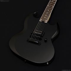 Edwards by ESP E-VIPER-1H ABK [Alternative Black] Seymour Duncan ピックアップ搭載 エドワーズ エレキギター ESPギグバッグ付属