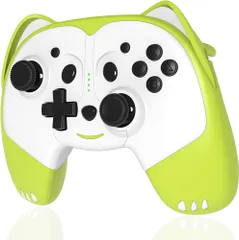 Switch コントローラー【2022年】Freesun 可愛い 無線 Bluetooth接続 小型6軸ジャイロセンサー搭載 TURBO連射機能付き/HD振動機能調整可能 高耐久ボタン 反応速い 遅延なし Switch/Switch lite対応