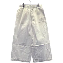 WILLY CHAVARRIA ウィリーチャバリア JAIL PANTS コットンワイドイージーパンツ  ホワイトのサムネイル