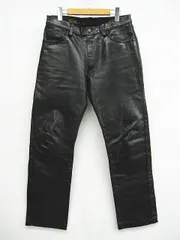 JOHNBULL HIDE-STUFF/ハイドスタッフジップフライレザーパンツ JOHNBULL - JOHNBULL HIDE-STUFF／ハイドスタッフジップフライ