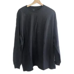 Graphpaper(グラフペーパー) 長袖Tシャツ サイズONE SIZE メンズ - 黒 クルーネック