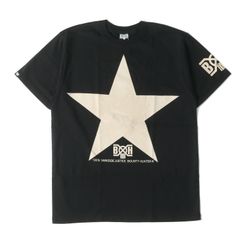 【新品】BOUNTY HUNTER バウンティーハンター Tシャツ サイズ:M / スター グラフィック クルーネック Tシャツ / ブラック 黒 / トップス カットソー 半袖【メンズ】