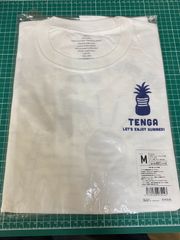 TENGA　テンガ　サンセット　Tシャツ　白×紺　M　新品　未使用　（店頭併売品）