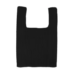 ☆ ブラック ☆ Rename ヌビ ハンドバッグ ヌビバッグ ミニ ハンドバッグ トートバッグ ミニバッグ ヌビ バッグ 小さめ 手提げ ランチバッグ レディース おしゃれ かわいい 洗える 丸洗い 軽量 軽い 綿100% コットン Rename リネーム