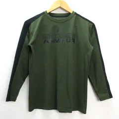 n■アンダーアーマー/UNDER ARMOUR BTR1373 ジュニアスポーツウェアTシャツ【YLG】カーキ/ジュニア/169【中古】