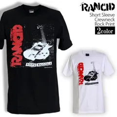 Rancid Tシャツ ランシド ロックTシャツ バンドTシャツ 半袖 メンズ レディース かっこいい バンT ロックT バンドT ダンス ロック パンク 大きいサイズ 綿 黒 白 ブラック ホワイト M L XL 春 夏 おしゃれ Tシャツ  ファッション