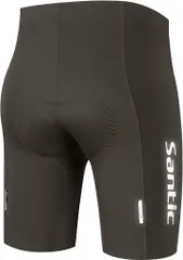 Santic(サンティック) メンズサイクルパンツ ロードバイク用 パッド付 サイクリングショーツ 快適 春夏(ブラウン,  M)