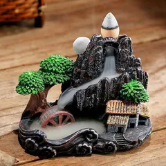 手作り 木製水車 庭園 和風 オブジェ 置物 90㌢