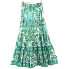 ETRO エトロ 21SS グラフィックロングスカート 211-14167-4413 グリーン 38のサムネイル