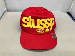 STUSSY キャップ レッド