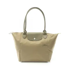 ロンシャン Longchamp トートバッグ ル プリアージュ グリーン M L2605919M04 アーティチョーク キャンバス レザー ル プリアージュ グリーン L ショルダーバッグ レディース