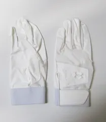 UNDER ARMOUR アンダーアーマー 1354255 野球 アクセサリー バッティンググローブ XL ホワイト 両手用