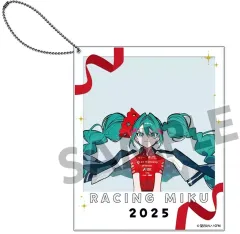 【中古】キーホルダー レーシングミク 2025(JCL TEAM UKYO 応援 Ver.) ポラロイド風アクリルキーホルダー 「初音ミク GTプロジェクト」