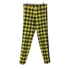 【超美品】キャロウェイ パンツ イエロー×黒 チェック サイドライン メンズ S ゴルフウェア 2023年モデル Callawayのサムネイル