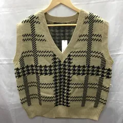 Heather ヘザー ベスト グレンニットベストのサムネイル