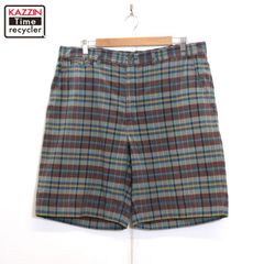 90s vintage RALPH LAUREN チェック柄 ショートパンツ メンズ 表記36サイズ