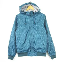 コンバース CONVERSE ウィンドブレーカー パーカー ジップアップ M グリーン ドット kz8249のサムネイル