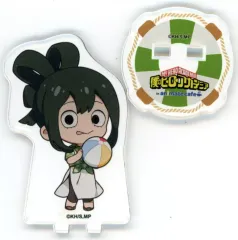 【中古】アクリルスタンド・アクリルパネル 蛙吹梅雨 「僕のヒーローアカデミア in animate cafe トレーディングアクリルスタンド summer vacation ver. A」