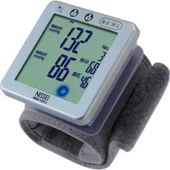 【新品未使用】【未開梱】 日本精密測器　血圧計「ＮＩＳＳＥＩ」［手首式］　WSK‐1021J (シルバｰ)