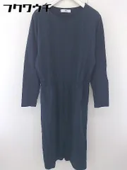 ◇ Sonny Label サニーレーベル URBAN RESEARCH 長袖 ロング ワンピース サイズF ネイビー レディース  【中古】 【1111160005039】