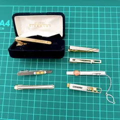 GIVENCHYなどネクタイピン7本セット ケース1個付 ブランド ヴィンテージ