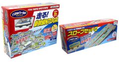新品 【2点セット】パネルワールド 走る! 新幹線 N700A (リニューアル) ＆ パネルワールド専用拡張パネル スロープセット2 [佐川急便]