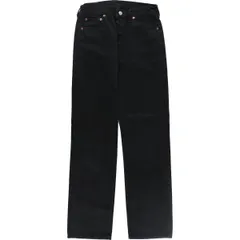 古着 リーバイス Levi's リーバイス501 ブラックデニム ストレートデニムパンツ 英国製 レディースL(w28)相当/evb010092