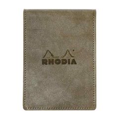 ロディア ミニ3穴システム手帳 RHODIA オーガナイザー(11×8cm リング径11mm 牛革) シック カーキ cf11ogz01kh