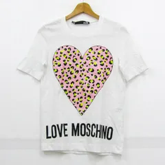モスキーノ 半袖Ｔシャツ クルーネック コットン100% ストレッチ トップス レディース 2サイズ ホワイト系 MOSCHINO 【中古】のサムネイル