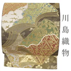袋帯 唐織 横段 鳳凰 花々 七宝 24M52f（楽天市場】【新古品