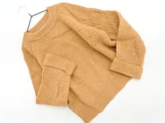 URBAN RESEARCH DOORS アーバンリサーチドアーズ クルーネック ニット セーター sizeONE/茶 ◇■ レディース