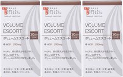 3個 アデランス ボリュームエスコート 賞味期限2027/02 VOLUME ESCORT サプリメント ノコギリヤシ キビ種子 ケラチン 亜鉛 ヒハツ ヘアケア スカルプケア 髪 サプリ HGP業界最高配合 男性 女性 ［1日4粒/約30日分］