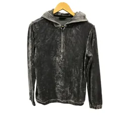 EMPORIO ARMAN エンポリオアルマーニ プルオーバー メンズ 秋冬 フード ベロア グレー XS 中古 M1のサムネイル