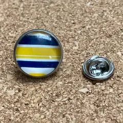 p027　ジオメトリック柄 幾何学模様 ラペルピン　ピンバッジ