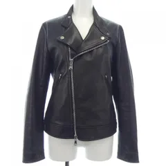 美品　macphee【マカフィー】ライダース　レザージャケット　【size S】 定価7万円】MOUSSY ライダースジャケット レザージャケット