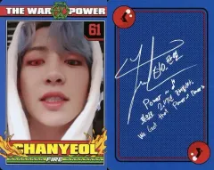 【中古】コレクションカード(男性) EXO-K/チャニョル(CHANYEOL)/フード被り・裏面印刷サイン入り/4thアルバム リパッケージ「THE WAR：The Power of Music」特典トレカ