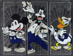 【中古】抱き枕カバー・シーツ・ブランケット ミッキー＆グーフィー＆ドナルド ブランケット Disney100 「ディズニー」 ディズニーストア限定