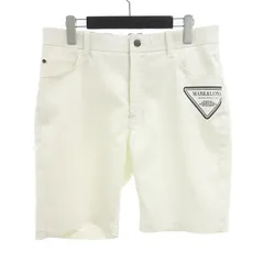 マークアンドロナ　ショートパンツ　極美品　ホワイト　白　ロゴ　極美品 MARK & LONA ホワイトショートパンツ MARK&LONA マーク&ロナ